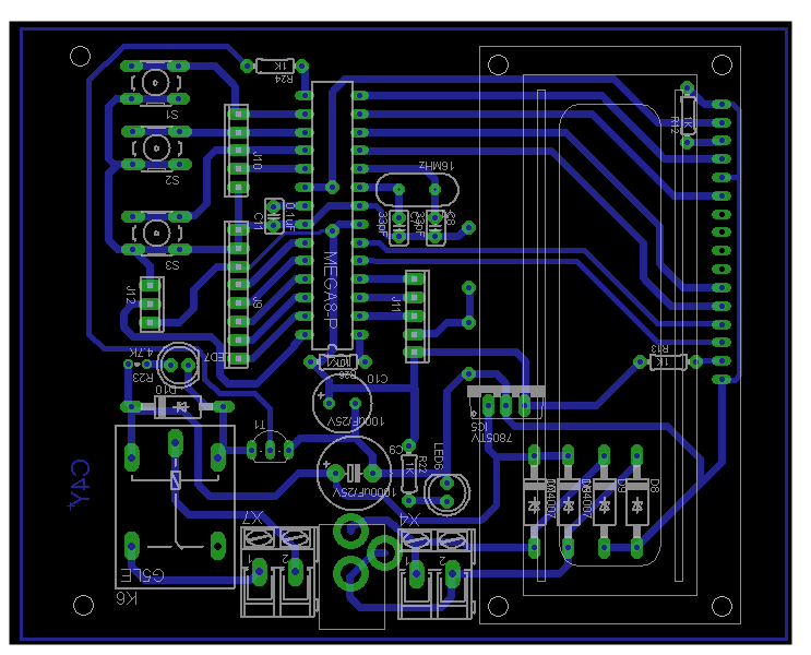 Microcontroller Based Temperature Controller - Electronics ... circuit diagram power supply 